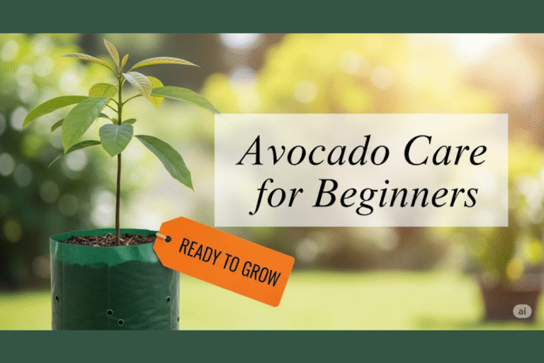 Avocado Plant Care for Beginners: From Nursery to Fruit